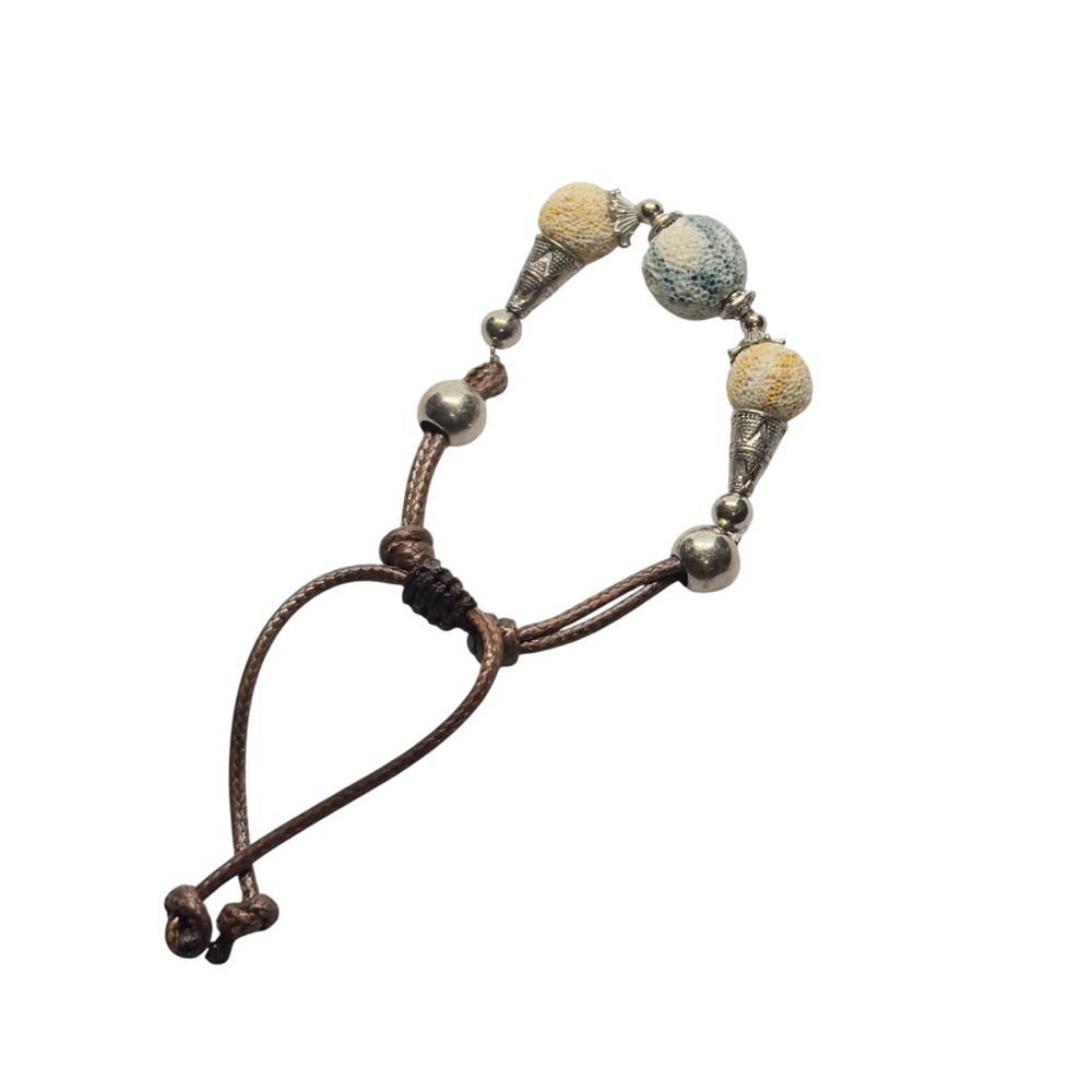 UNBRANDED NATURAL Lava BEAD Essential Oil ADJUSTABLE Bracelet